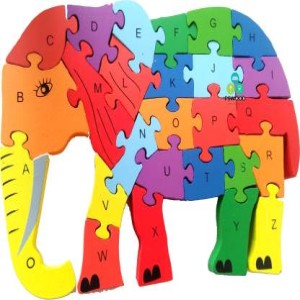 Elephant puzzle for kids