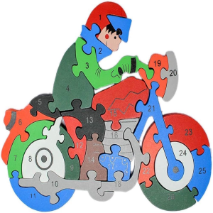 Bike puzzle for kids