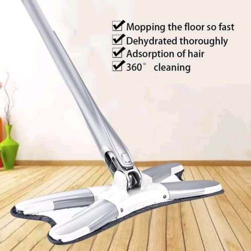 360 Degree X-Type Self Wringing Floor Cleaning Flat Mop | Products | B Bazar | A Big Online Market Place and Reseller Platform in Bangladesh