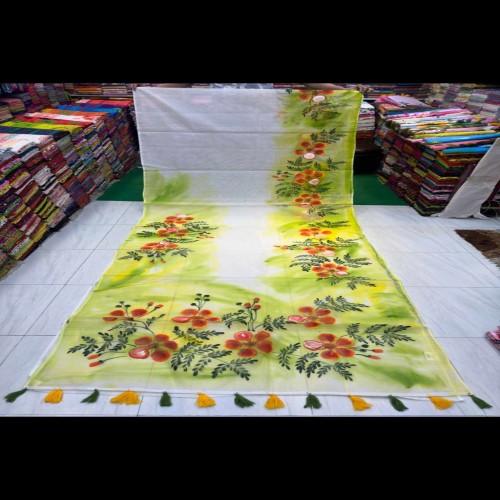 Hand print Half silk single sharee 12 | Products | B Bazar | A Big Online Market Place and Reseller Platform in Bangladesh