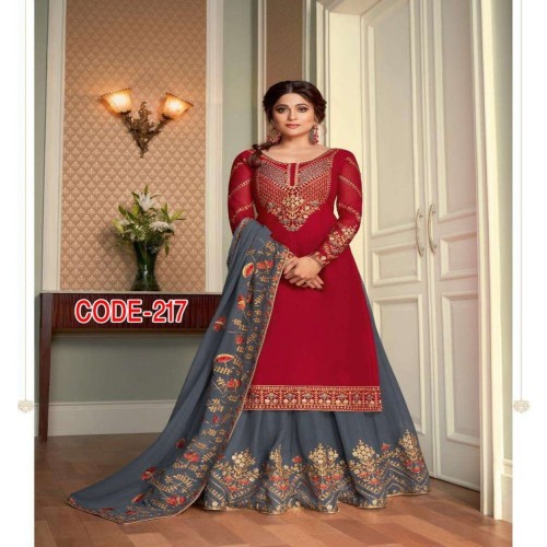 Semi-Stitched Georgette Gown - 8 | Products | B Bazar | A Big Online Market Place and Reseller Platform in Bangladesh
