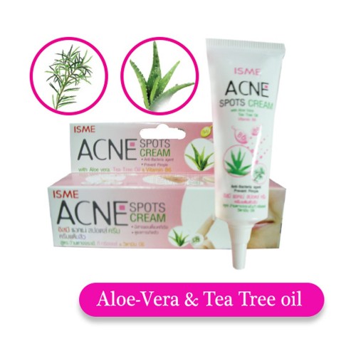 ISME ACNE SPOTS CREAM WITH ALOE-VERA, TREE, OIL, VITAMIN B6 (10g.) | Products | B Bazar | A Big Online Market Place and Reseller Platform in Bangladesh