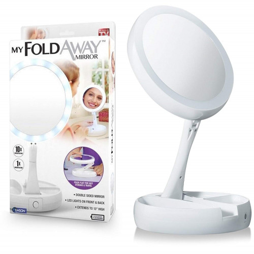 My Foldaway Mirror Led Makeup Double Sided Travel Mirror 10X Zoom | Products | B Bazar | A Big Online Market Place and Reseller Platform in Bangladesh