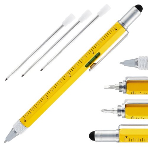 Multifunction Pen Tool (Ruler, Spirit Level, Ballpoint Pen, Stylus, Flat Head or Phillips Screwdriver) | Products | B Bazar | A Big Online Market Place and Reseller Platform in Bangladesh