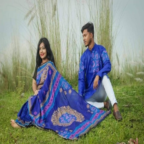 Block Print Couple Dress-68 | Products | B Bazar | A Big Online Market Place and Reseller Platform in Bangladesh