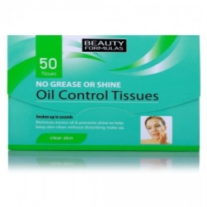 No Grease or Shine Oil Control Tissues 50 Tissues
