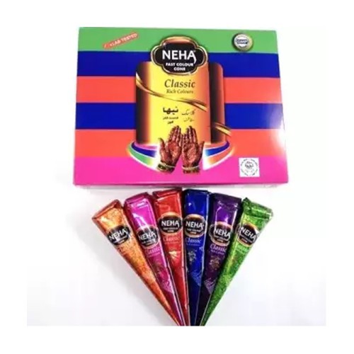 Neha Fast Colour Cone 6 Pcs | Products | B Bazar | A Big Online Market Place and Reseller Platform in Bangladesh